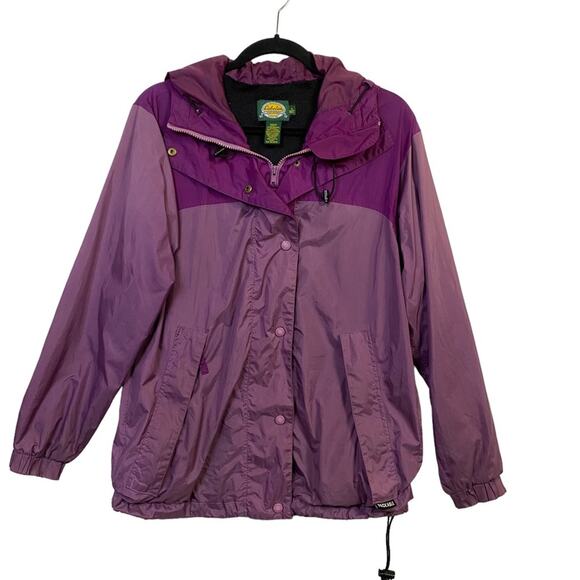 Cabela's Purple Full Zip Mesh Lined Hooded 100% Nylon Jacket Size Small - Picture 1 of 9